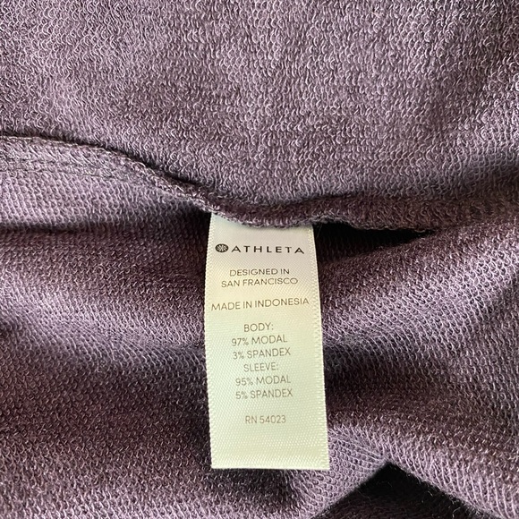 SOLD Athleta Regal Plum Studio Barre Dress S - Picture 12 of 12